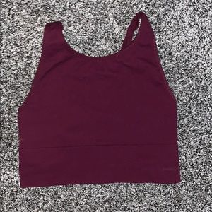 Maroon Victoria’s secret sport bra seamless